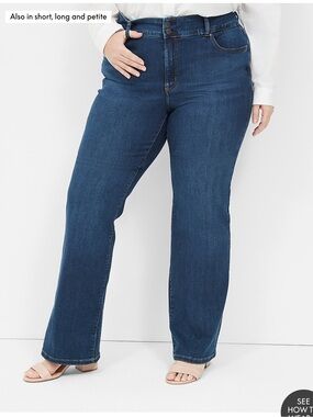 Lane Bryant Tighter Tummy Fit High-Rise Boot Jean